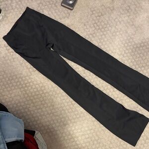 SPANX Black High-Waist Flared Ponte Pants